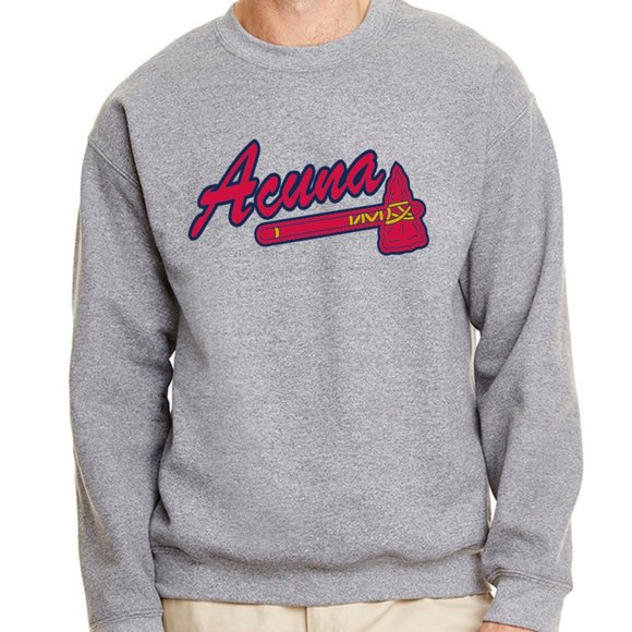 atlanta braves crewneck sweatshirt